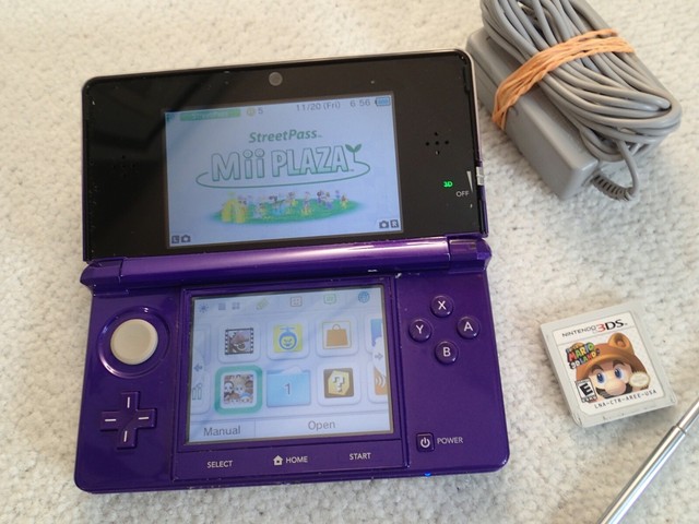 nintendo 3ds midnight purple