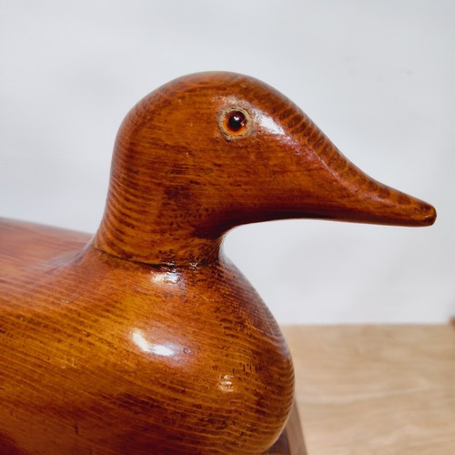 vintage hand carved wood duck decoy - Picture 5 of 6