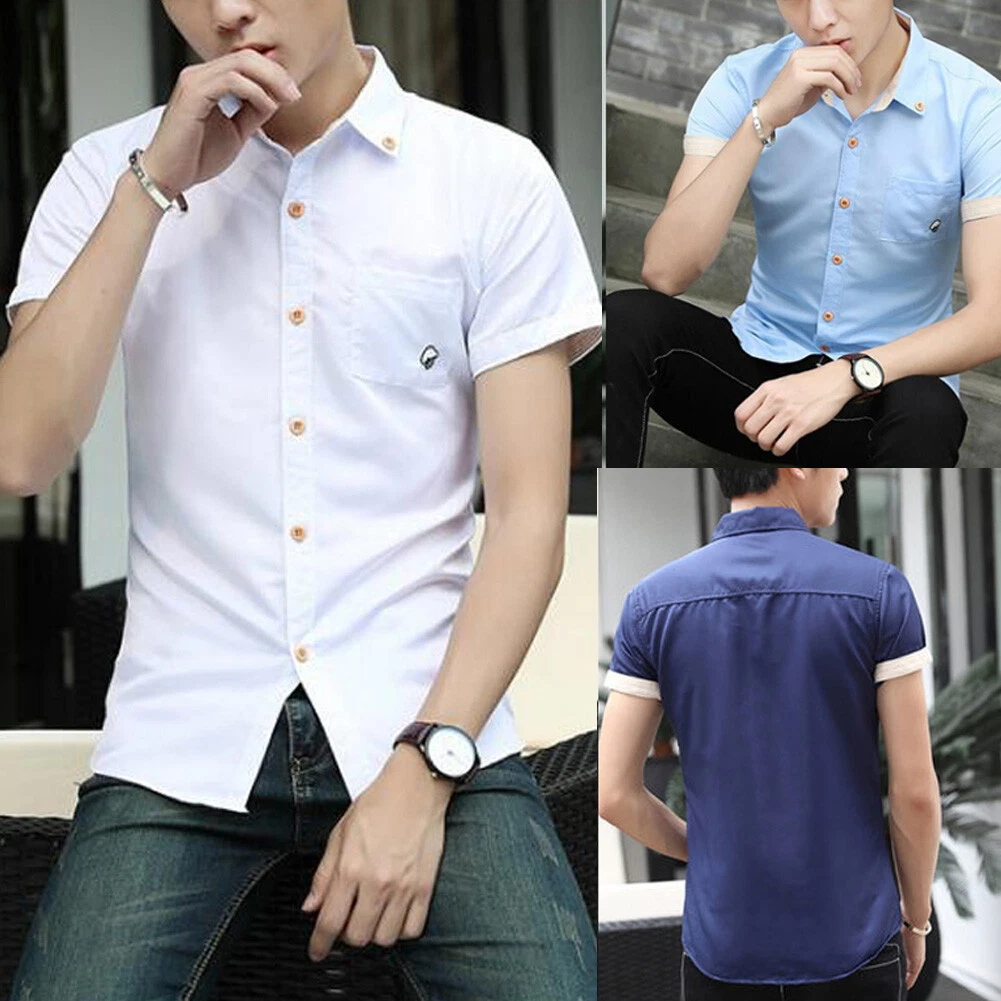 Slim fit short sleeve shirt store