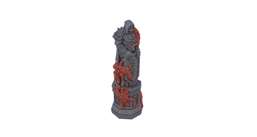 Tabletop Terrain – Statuen der Eisenstadt für Dioramen & Miniaturen-Spiele - Bild 8 von 73