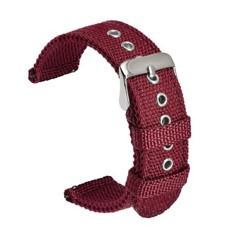 Sport Canvas Nylon Watch Strap 18mm 20mm Watch Band 22mm 24mm Bracelet Wristband - Picture 8 of 16