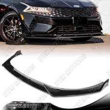 For 21-24 Kia K5 LX EX Painted Black Front Bumper Lip Body Kit Spoiler Splitter