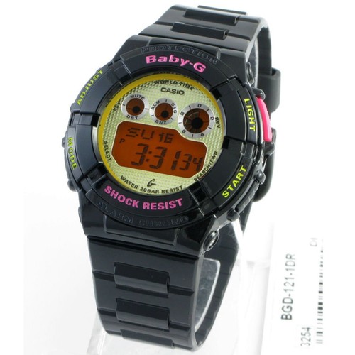 Casio Rare Limited Editiona Baby-G Damenuhr schwarz BGD121-1DR - Bild 1 von 4