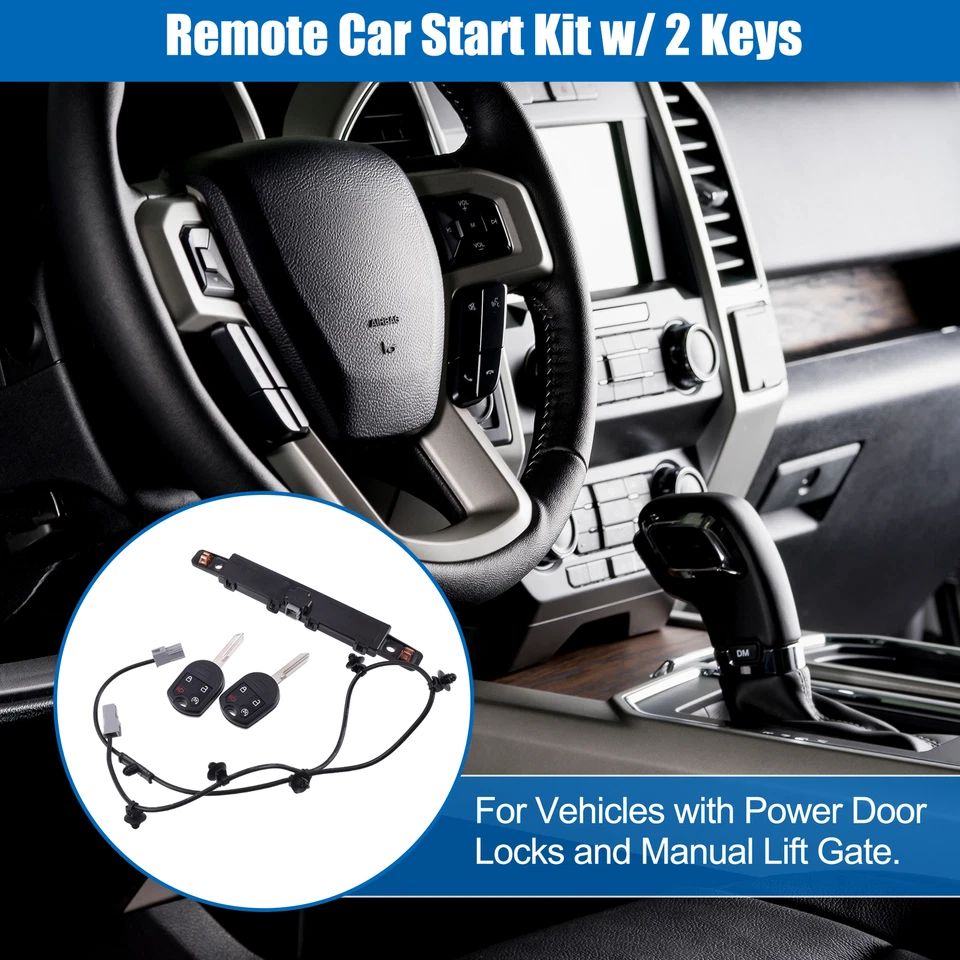 Paquete de 1 para Ford F350 Super Duty 2011-2016 Kit de sistema de arranque remoto de arranque de coche Foto 3 de 4