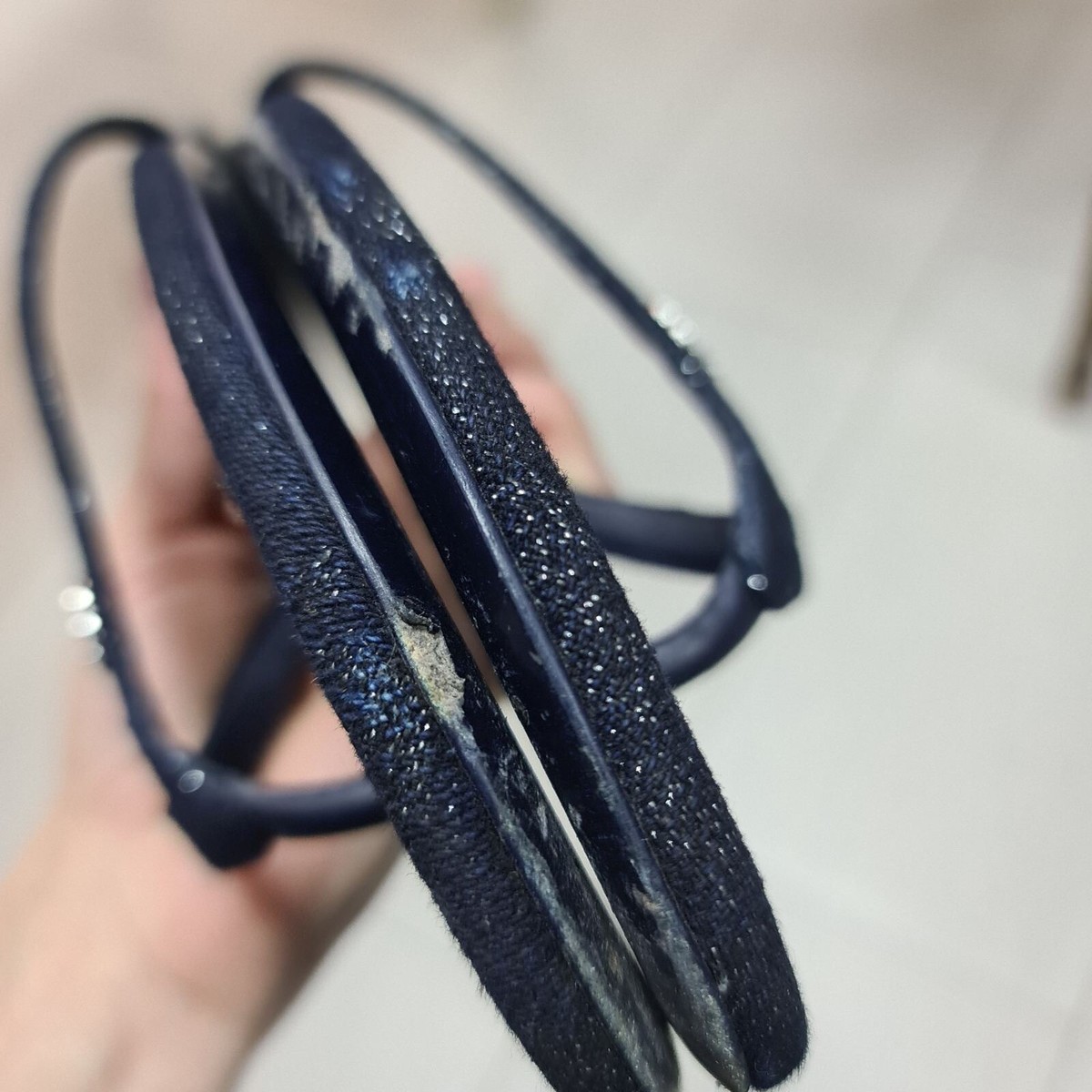 シャネルCHANEL ジーンズ風サンダル クリスタル付き シャネルCHANEL ジーンズ風サンダル クリスタル付き Chanel CC