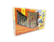 Acrylic Case fits Pokemon Tag Team Reshiram & Charizard GX Premium Collection