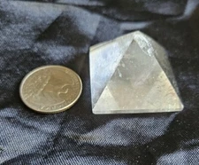 Vintage Pyramid Shaped Crystal Rock Gem Chakra Healing Crystal