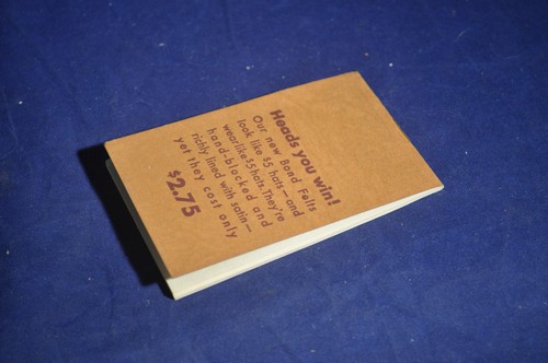 1937 Two Trousers with Every Suit - Bond Clothes - Note Pad - Albany, NY - Picture 5 of 5