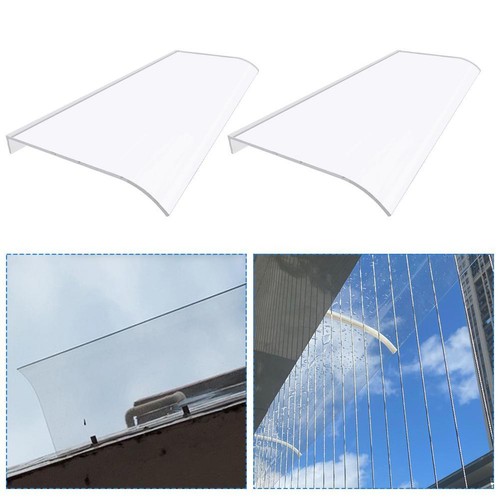 Rain-blocking transparent canopy for concealed balcony eaves D3P7 - Picture 3 of 20