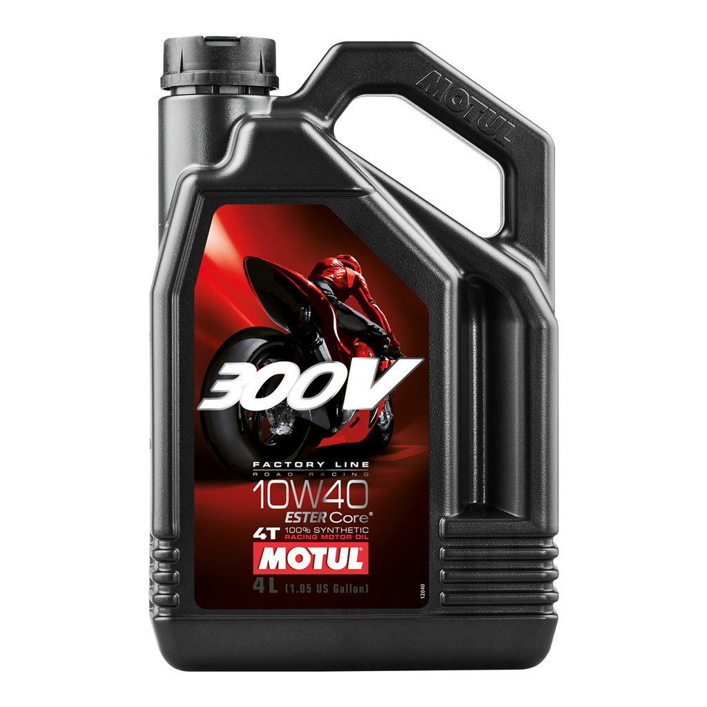 MOTUL 300V FACTORY LINE 10w-40 1L x 4個 Motul 300V Factory Line 10W40 Motorcycle Engine Oil 10W-40 4