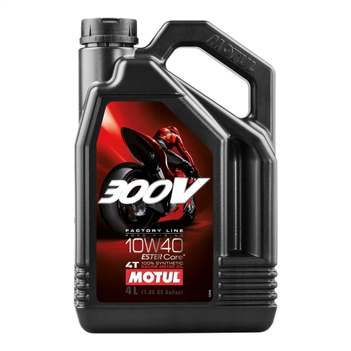 Motul 300V Factory Line 10W40 Motorcycle Engine Oil 10W-40 4 Litres 4L