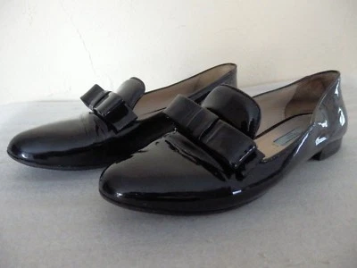 PRADA - MOCASSINS - CUIR VERNIS - POINTURE 37,5 - GENUINE - Photo 1/4