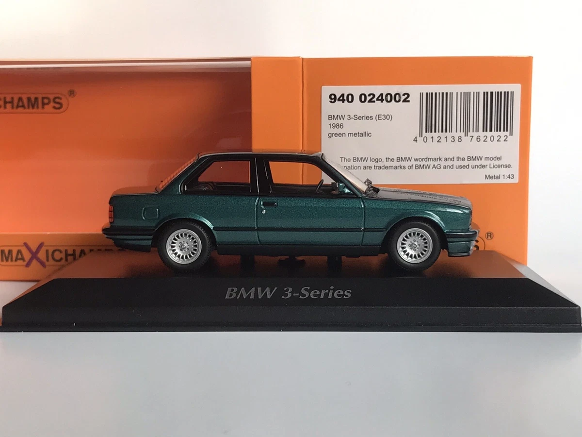 Minichamps 940024002 BMW 3-Series 3er E30 1987-1991 green metallic 