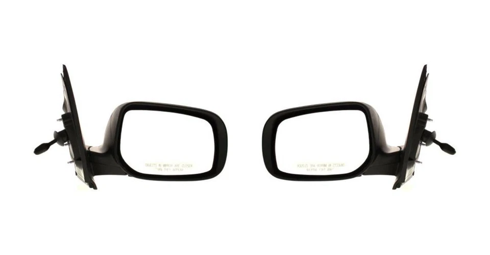 New Driver & Passenger Side Manual Mirror Set For 2007-2012 Toyota Yaris Sedan - Image 3 of 4