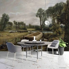 3D Oil Painting Landscape Wallpaper Wall Mural Removable Self-adhesive 299