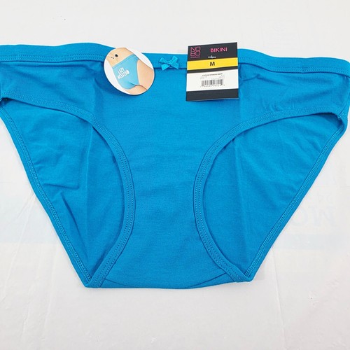 Paquete de 3 bragas de bikini de fin de semana perezoso de spandex de algodón No Boundaries - talla mediana - Imagen 12 de 19