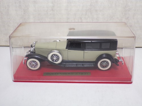 Solido Duesenberg J 1931 #156 1:43 Scale Die Cast Model Gray Green 020823WT2 - Picture 5 of 5