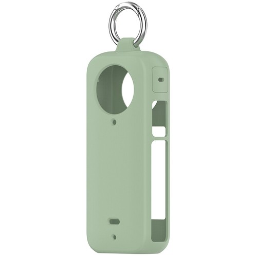 For Insta360 X3 Case Silicone Cover Shockproof Protective Housing+Keychain - Picture 22 of 36