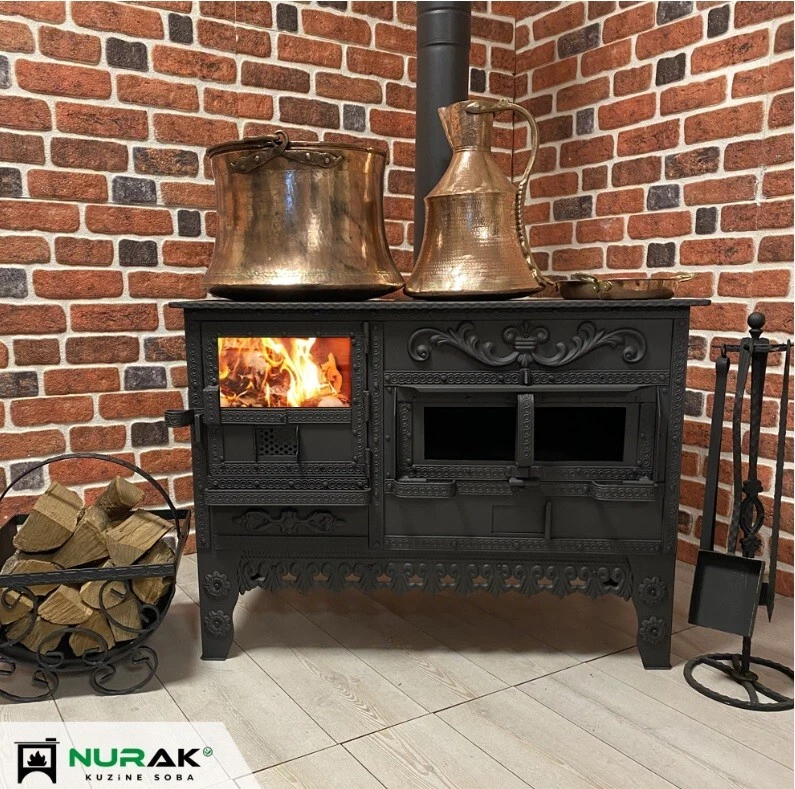 Cooker stove, wood stove, wood burning stove, thick sheet extra large fire  room | eBay