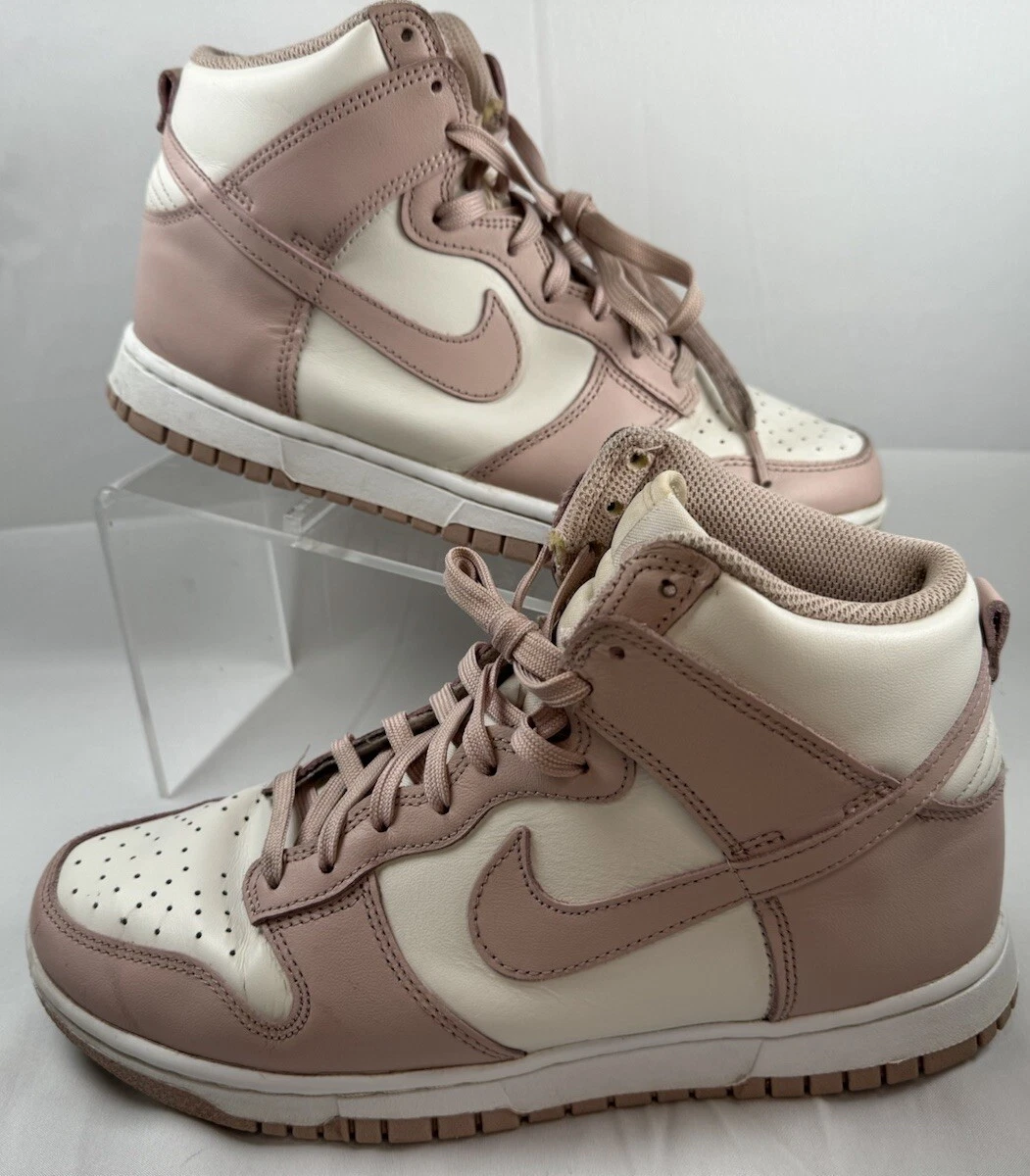 Scarpe da skate Nike Dunk High "Pink Oxford" retrò da donna taglia 8 5 DD1869 003