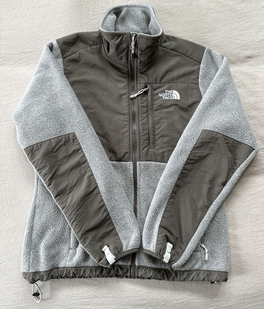 The North Face Denali Jacket Gray Fleece Polartec Women's The North Face Denali Jacket Gray Fleece Polartec Women's