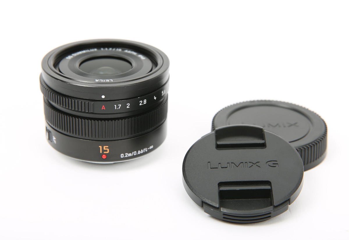 Panasonic Leica DG Summilux 15mm MFT Prime Wide-Angle Lens  H-X015