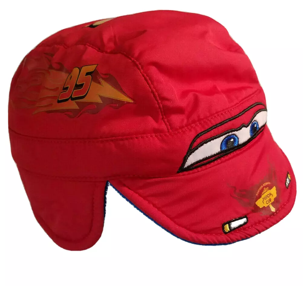 Disney Pixar Boys’ Cars Lightning McQueen Hat - Piston Cup Baseball Cap  (Toddler/Boy)