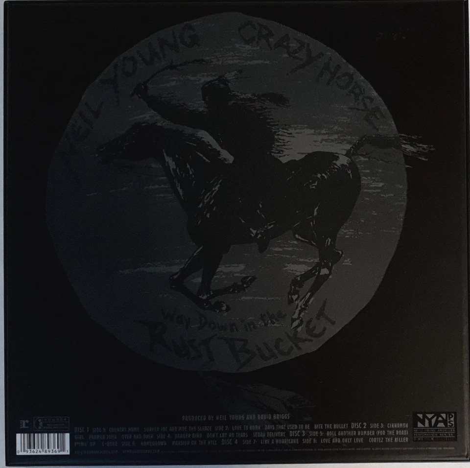 Neil Young With Crazy Horse – Way Down In The Rust Bucket 4LP Box set NEW - Image 2 of 2