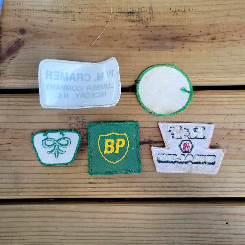 Lot Of 5 Misc Vintage Patches BP Lumber Co. Coal Co. Timber And Land Co. Pioneer - Image 4 of 4