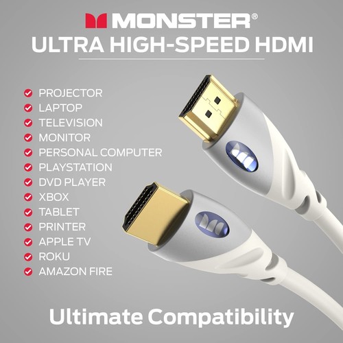 Monster HDMI Kabel 4k Ultra HD mit Ethernet 6ft - Bild 4 von 9