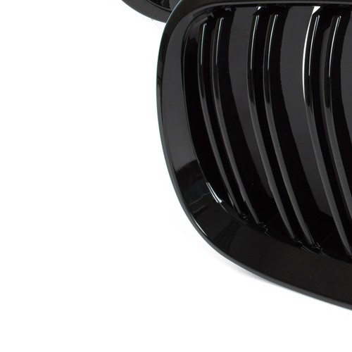 ANTERIORE GRIGLIE MASCHERINA (RENE) BLACK GLOSSY DOUBLE BAR PER BMW 3 E92 E93 - Afbeelding 7 van 16