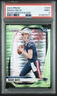 2024 Panini Prizm Drake Maye #329 Neon Green Pulsar Prizm (RC) PSA 9