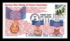 DR JIM STAMPS US COVER KOREAN WAR 1950S CELEBRATE CENTURY FDC ALL OVER RRAGS