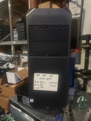 HP Z6 G4 Workstation Xeon Silver 4114 2.20Ghz 32GB 1TB DVDRW Linux Ubuntu!