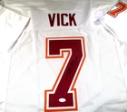Michael Vick / Autographed Virginia Tech Hokies Custom Football Jersey / JSA