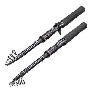 Fishing Rod Telescopic Lure Rod Carbon Fiber Travel Sea Pole 1 51 82 1M