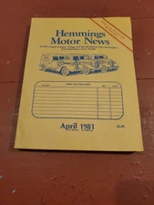 Vintage Hemmings Motor News Cars Trucks Sales Ads April 1981