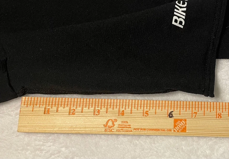 Pantalones Cortos de Compresión Marca BIKE De Colección Para Hombres Grandes Negros Elastizados Nylon Entrenador Gimnasio Entrenador Foto 4 de 4