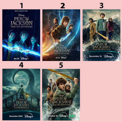 Percy Jackson and The Olympians Poster Collection 2025