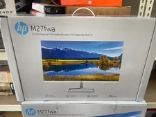 HP M27fwa 27" FHD Monitor Built-in Audio AMD FreeSync Eyesafe NWB