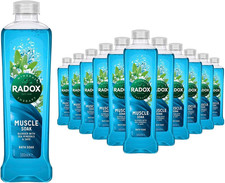 Radox Mineral Therapy Muscle Bath Soak Bubble Bath 500 Ml, Bulk Buy (Pack of 12,