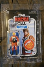 Star Wars Luke Skywalker Snowspeeder Retro Collection Action Figure MOC W Case