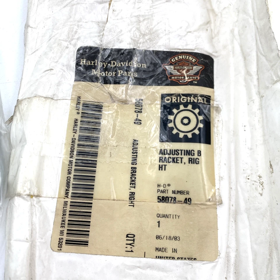 Soportes parabrisas izquierdo derecho OEM Harley 58078-49 58079-49 54-99 Softail XLH Foto 2 de 4