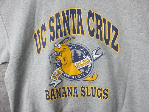 Vintage UC Santa Cruz Sweatshirt Mens Large Banana Slugs College Pullover 90s - Picture 13 of 14