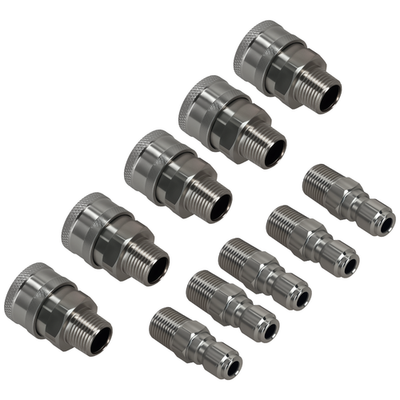 #ad #ad 3 8quot; NPT Quick Connect Pressure Washer Adapter Coupler Stainless Steel 10 Pcs $36.88