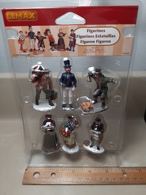 New in package Lemax 1999 Old England style 6 street figures unopened