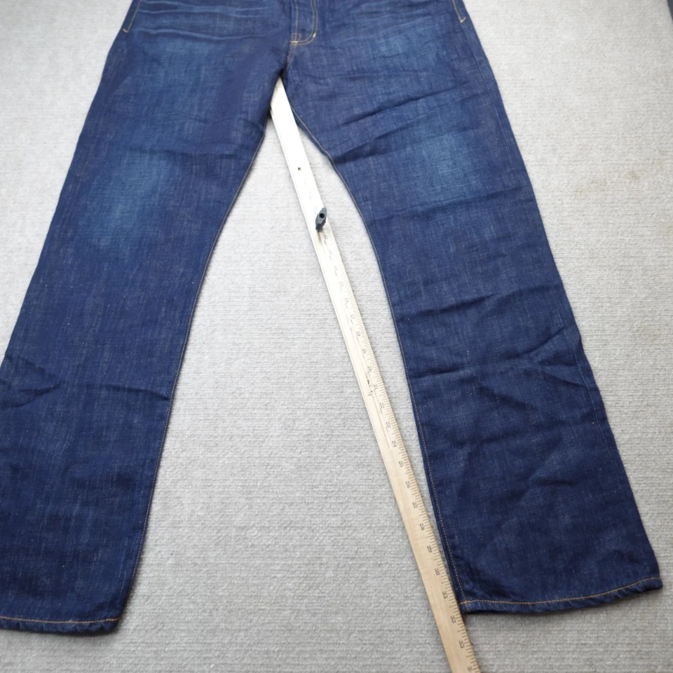 Vince Mens Jeans 38 x 32 Blue Straight Brando 5-Pocket NEW - Image 2 of 4