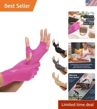Comfortable Fingerless Gloves for Arthritis & Tendonitis - Available in 5 Sizes