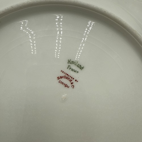Theodore Haviland Limoges France Gold Trim Dinner Plate 9.75" Round lot 3 - Picture 8 of 9