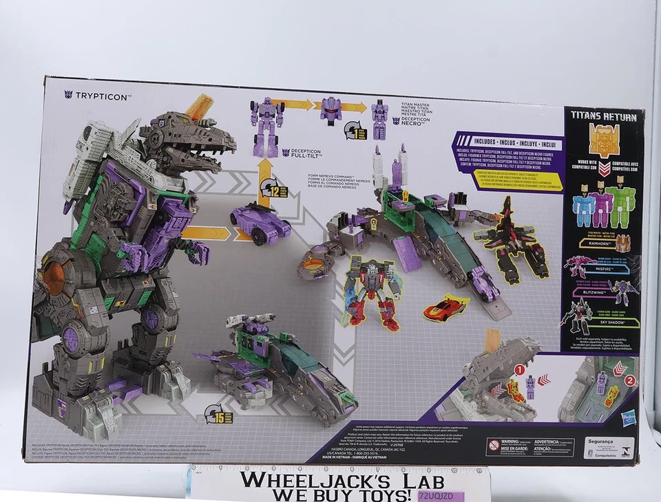 Trypticon Transformers Titans Return 2015 Hasbro Action Figure NEW SEALED - Image 2 of 4